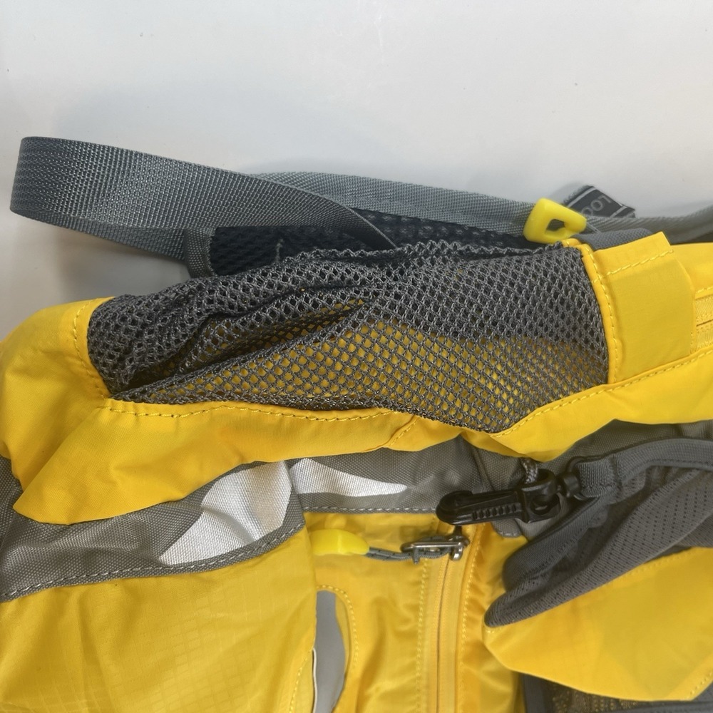 LOCAL LION Outdoor Hiking Running Double Shoulder Backpack Bag Yellow/grey (G25) - Picture 5 of 16
